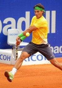 Rally in tennis - here Nadal playing